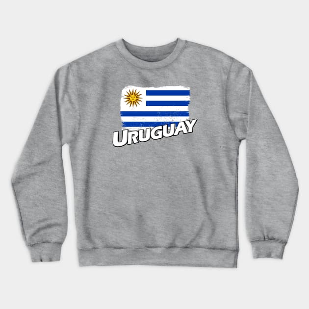 Uruguay flag Crewneck Sweatshirt by PVVD
